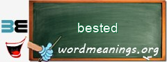 WordMeaning blackboard for bested